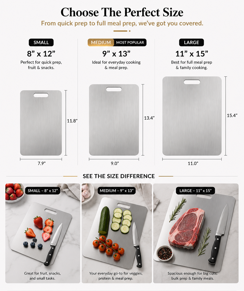 PureSteel™ Cutting Board