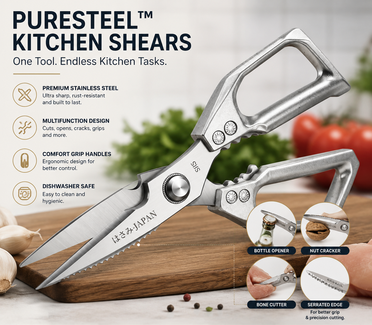 PureSteel™ Kitchen Shears