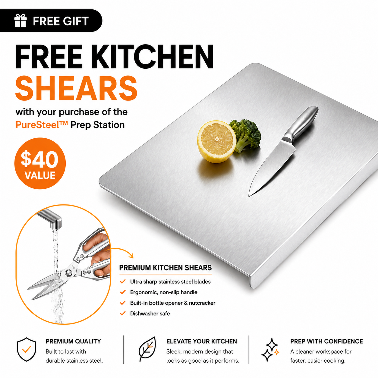 PureSteel™ Prep Station